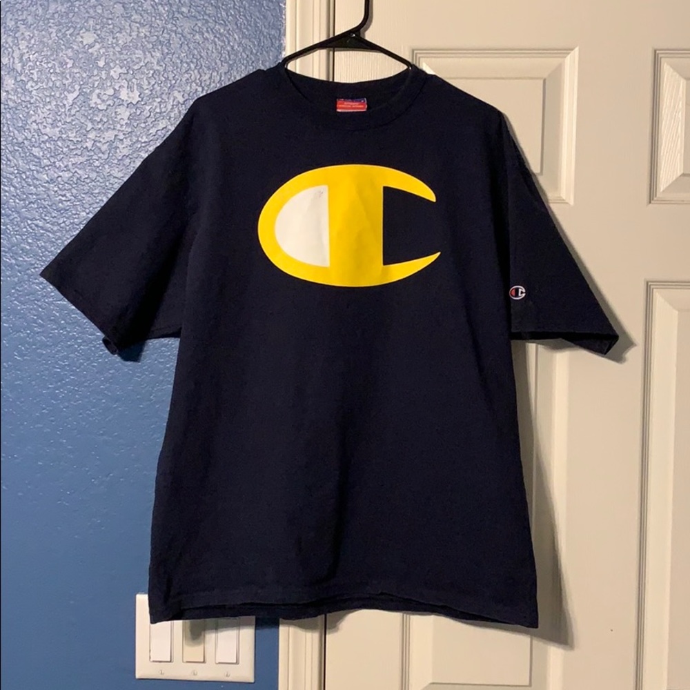 Authentic Champion Big Logo Tee LG